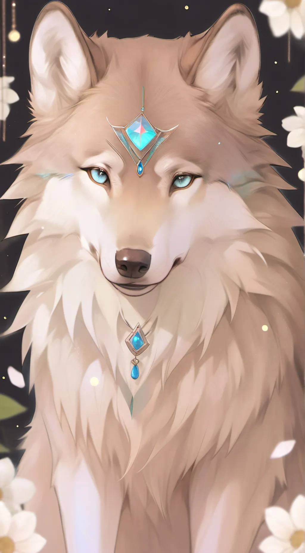 ai character: Light breeze background