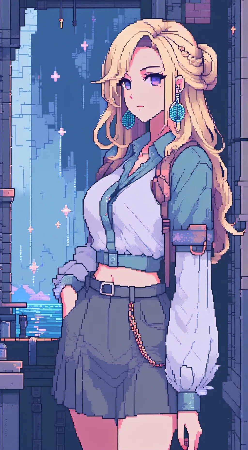 ai character: Martins girlfriend background