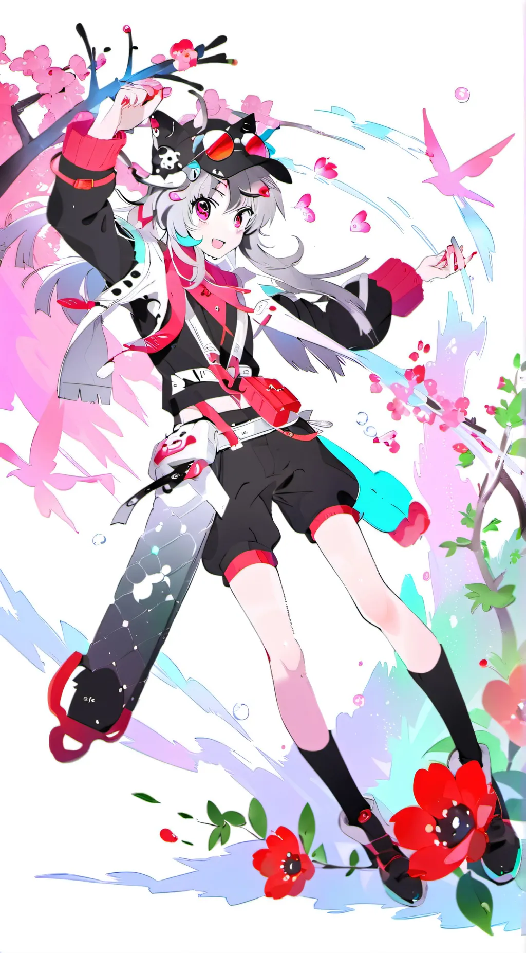 ai character: Akio  background