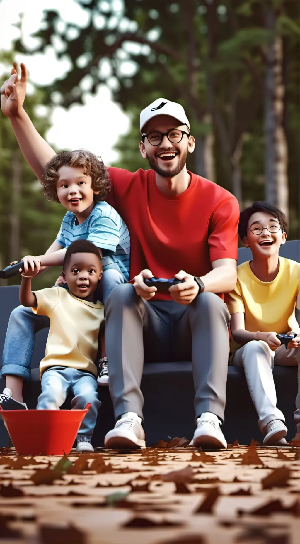 ai character: fgteev background