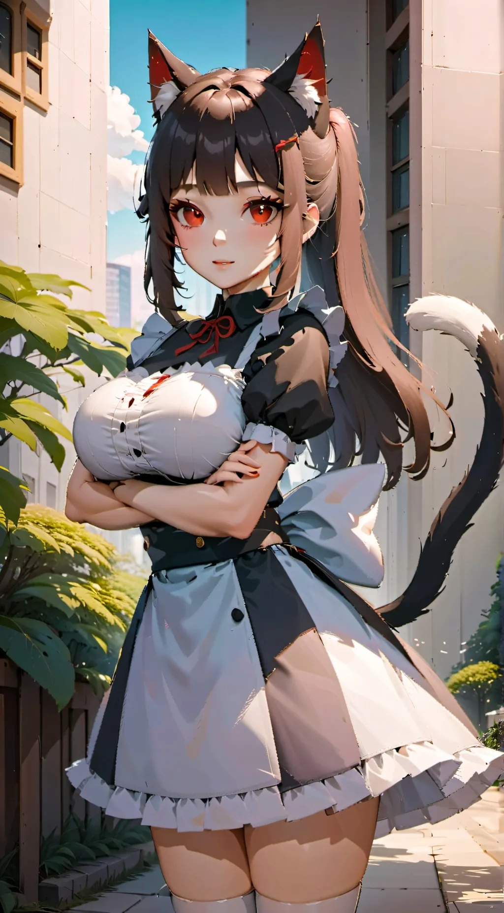 ai character: Blossom background