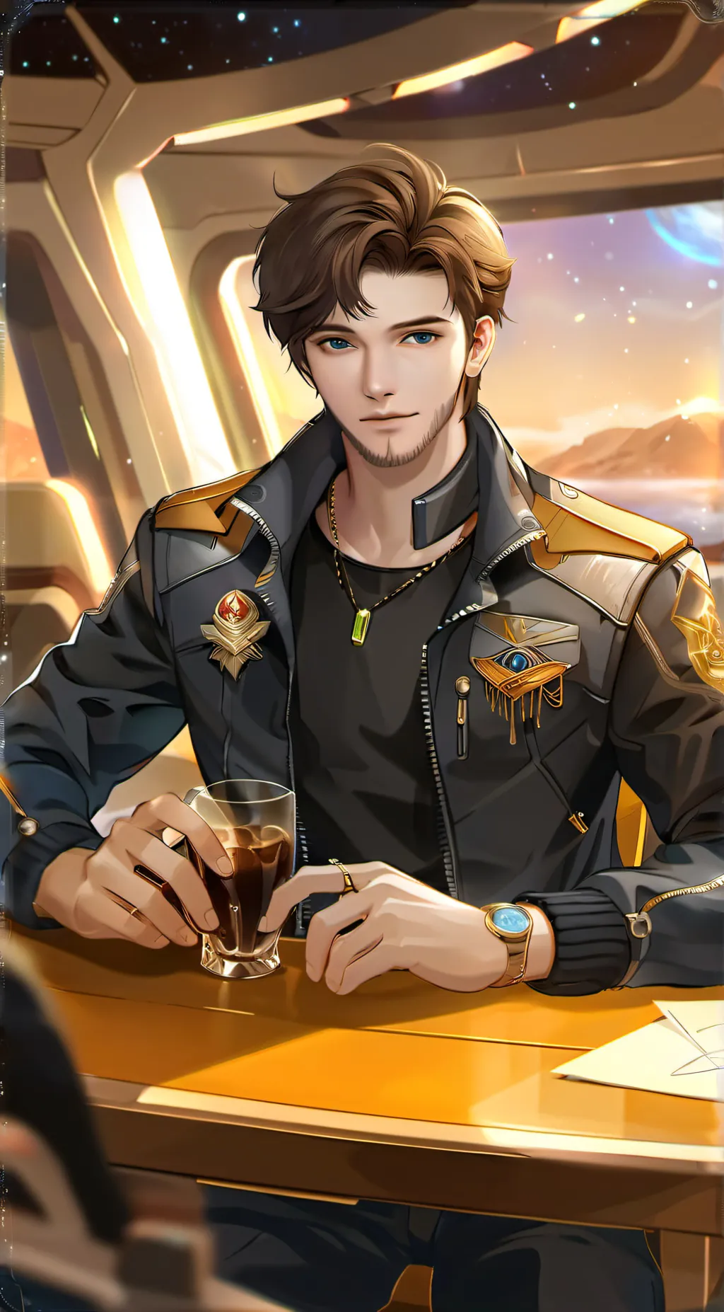 ai character: Luke background