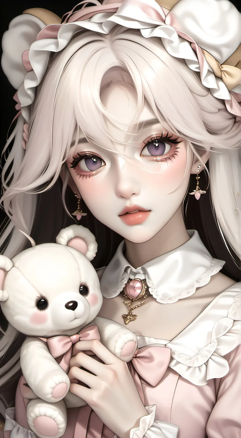 ai character: rosè background