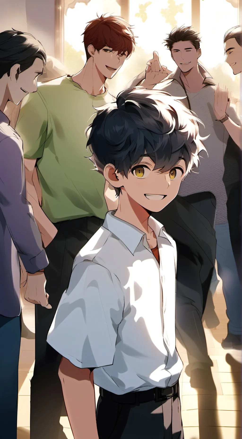 ai character: Liam background