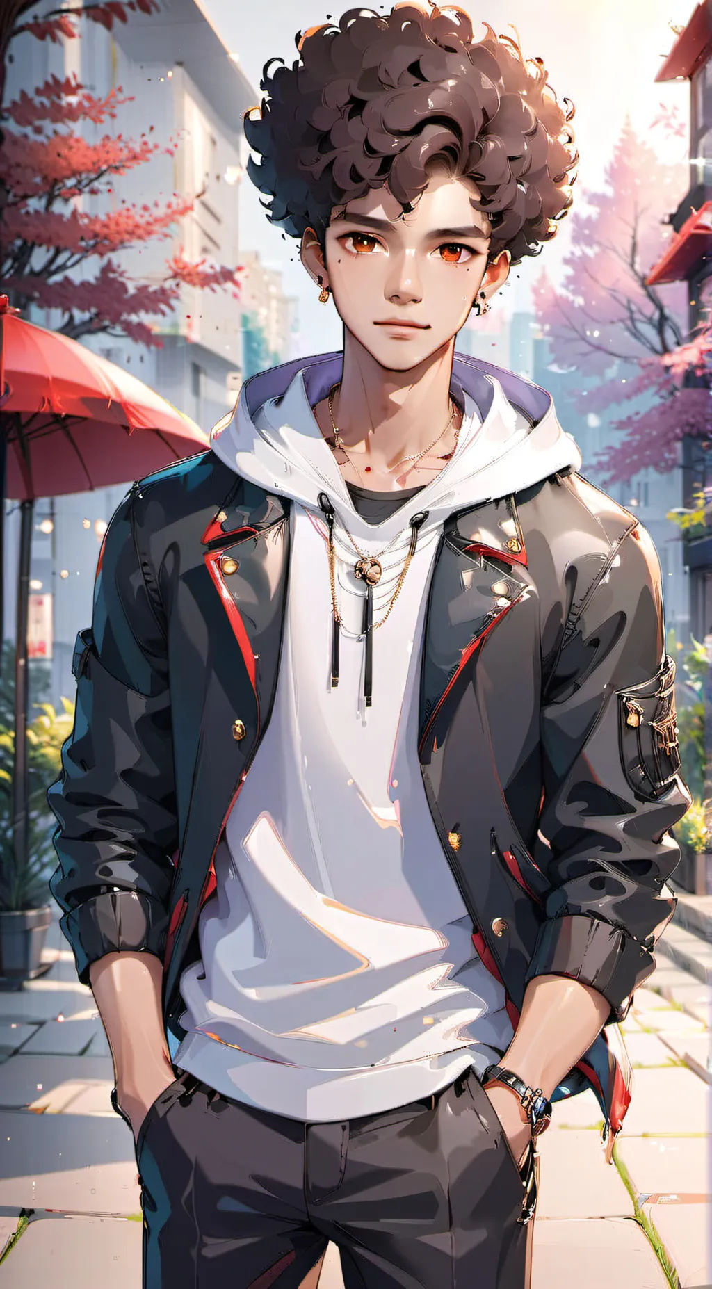 ai character: Curtis background