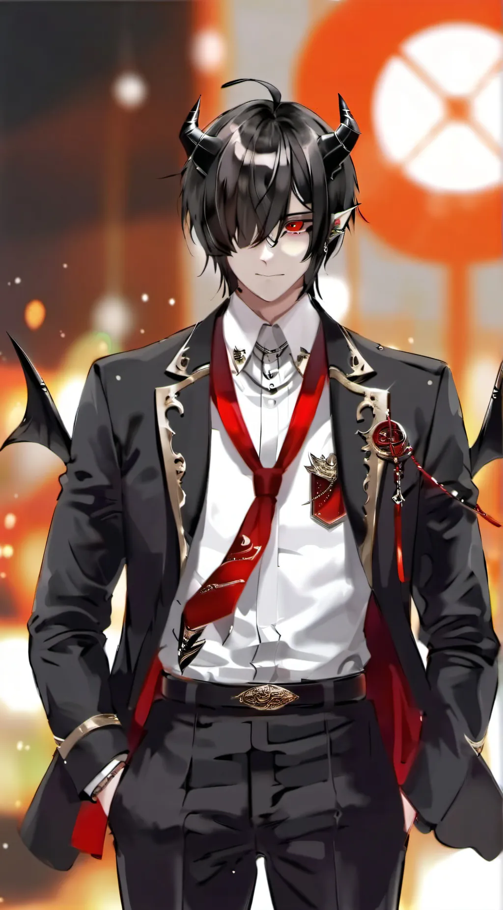 ai character: Lucifer background