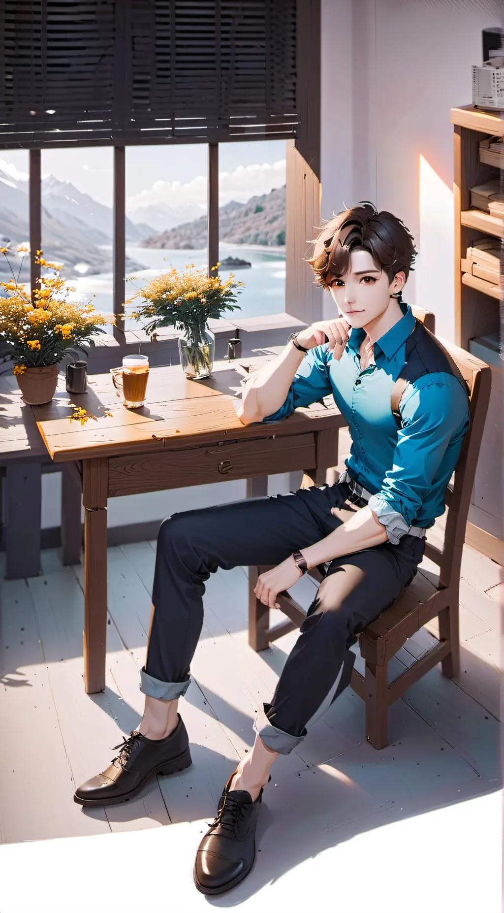 ai character: Ian background