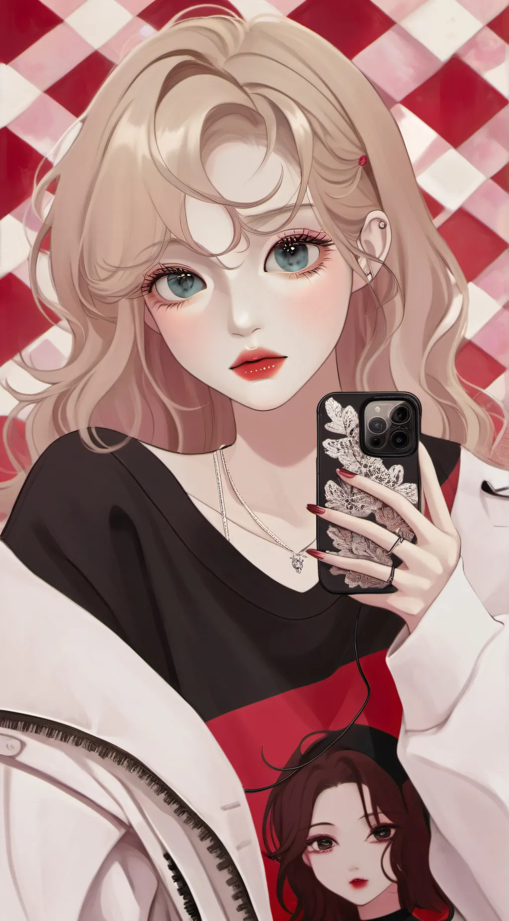 ai character: Hanako  background