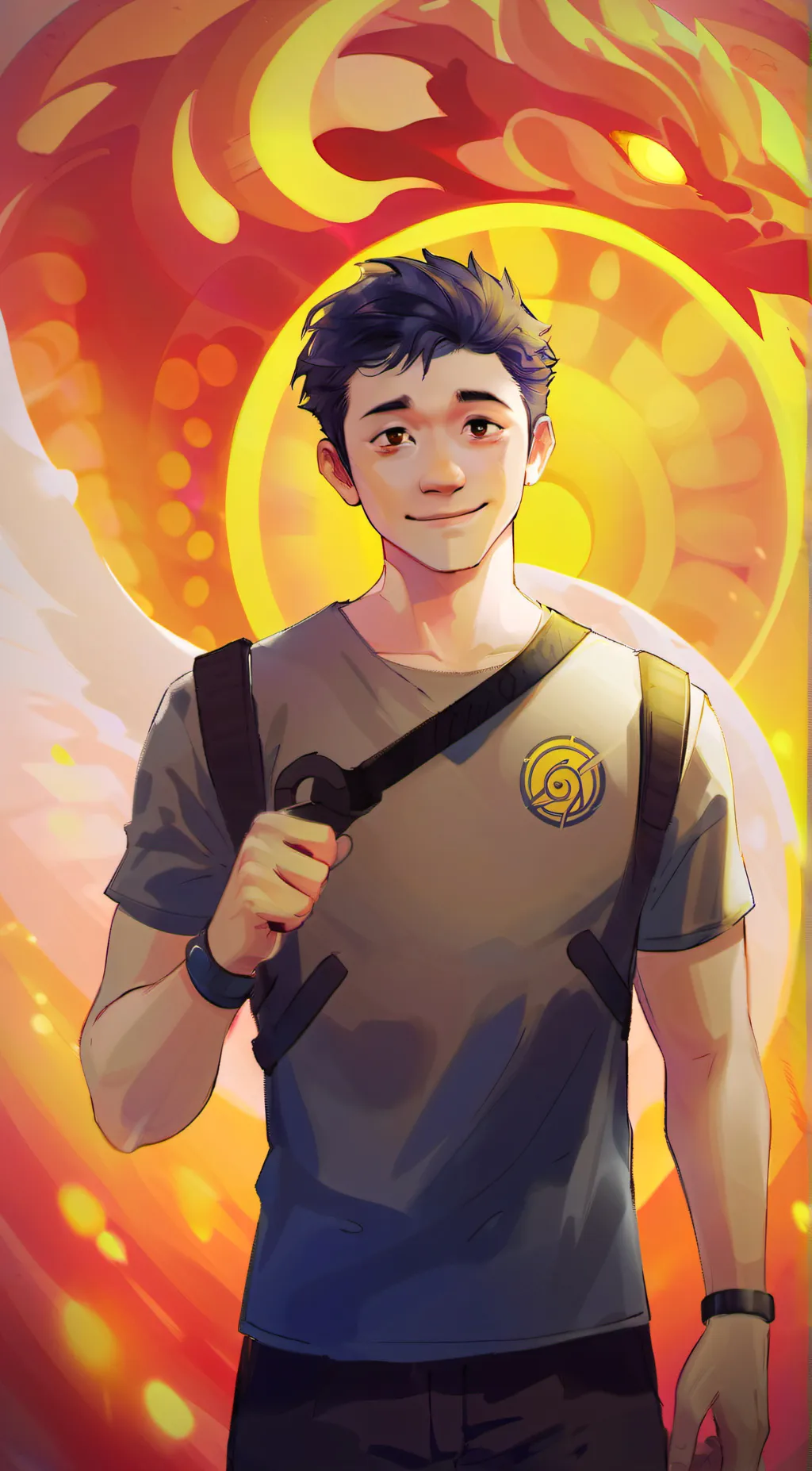 ai character: Tyson  background