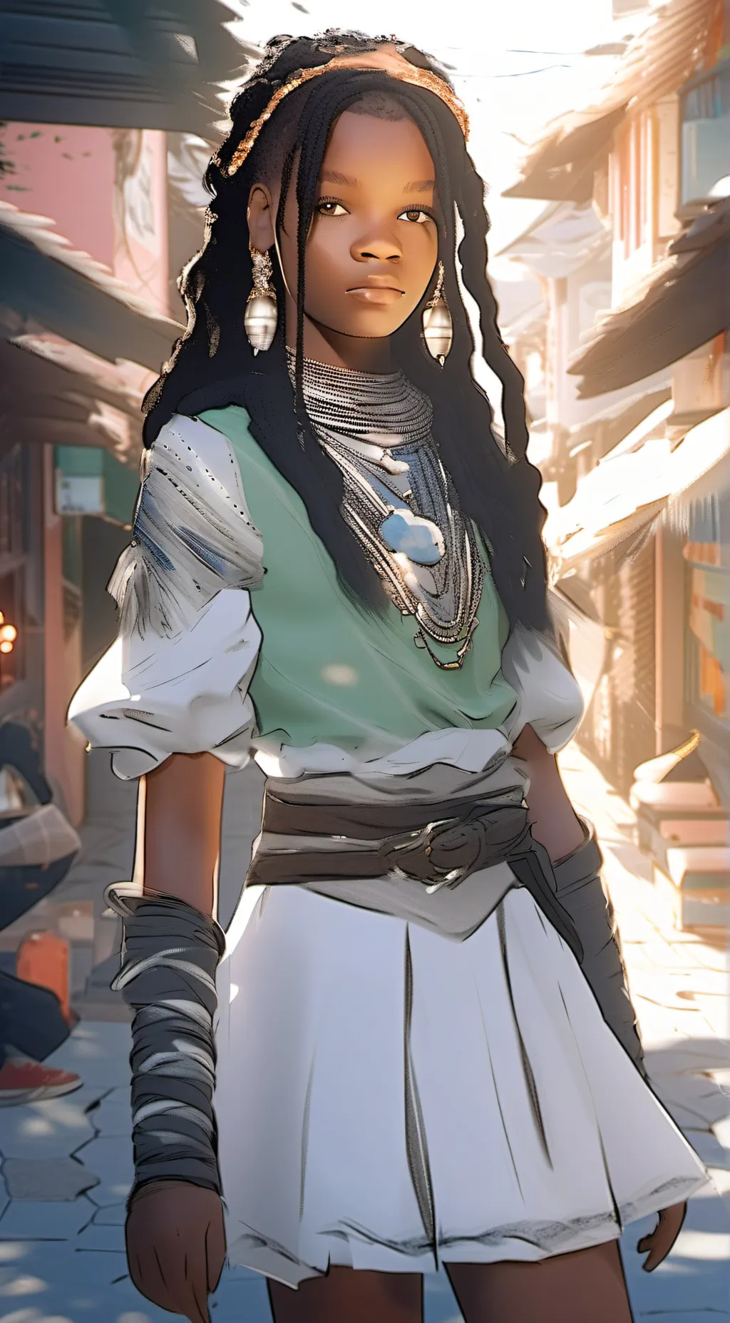 ai character: Marie background