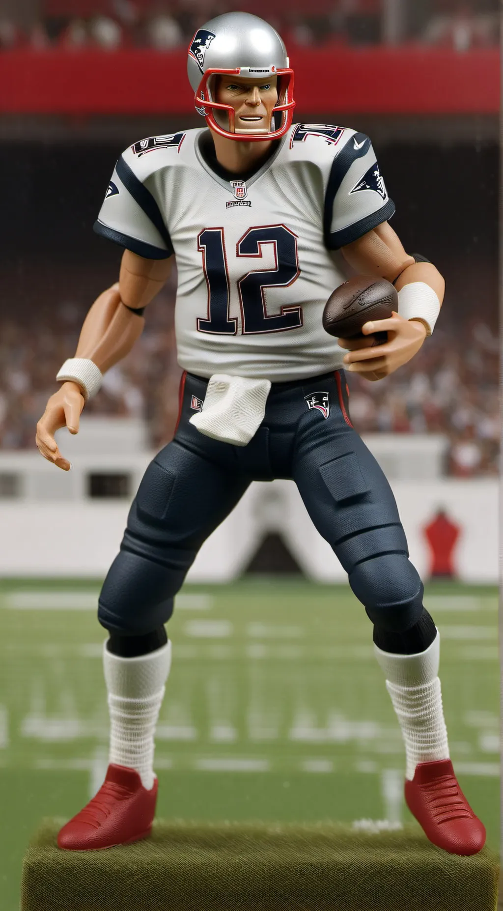 ai character: action figure  background