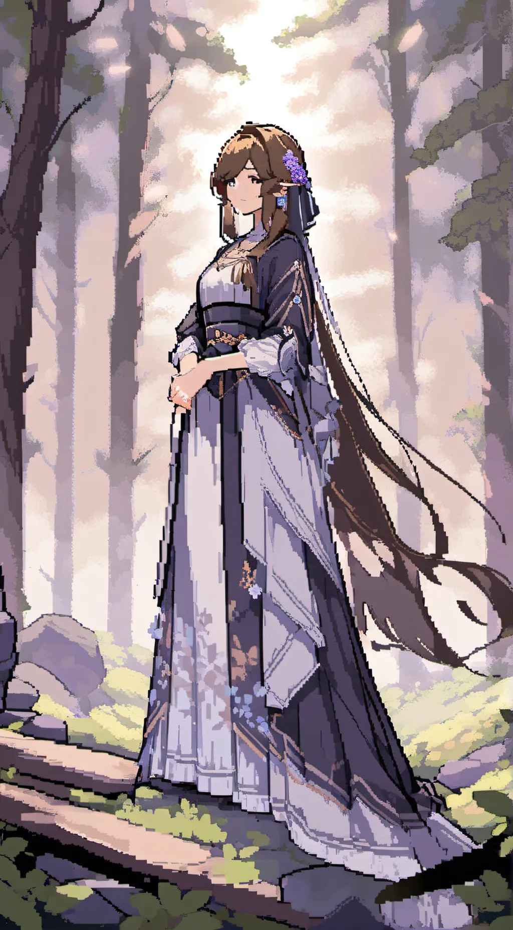 ai character: Elara background