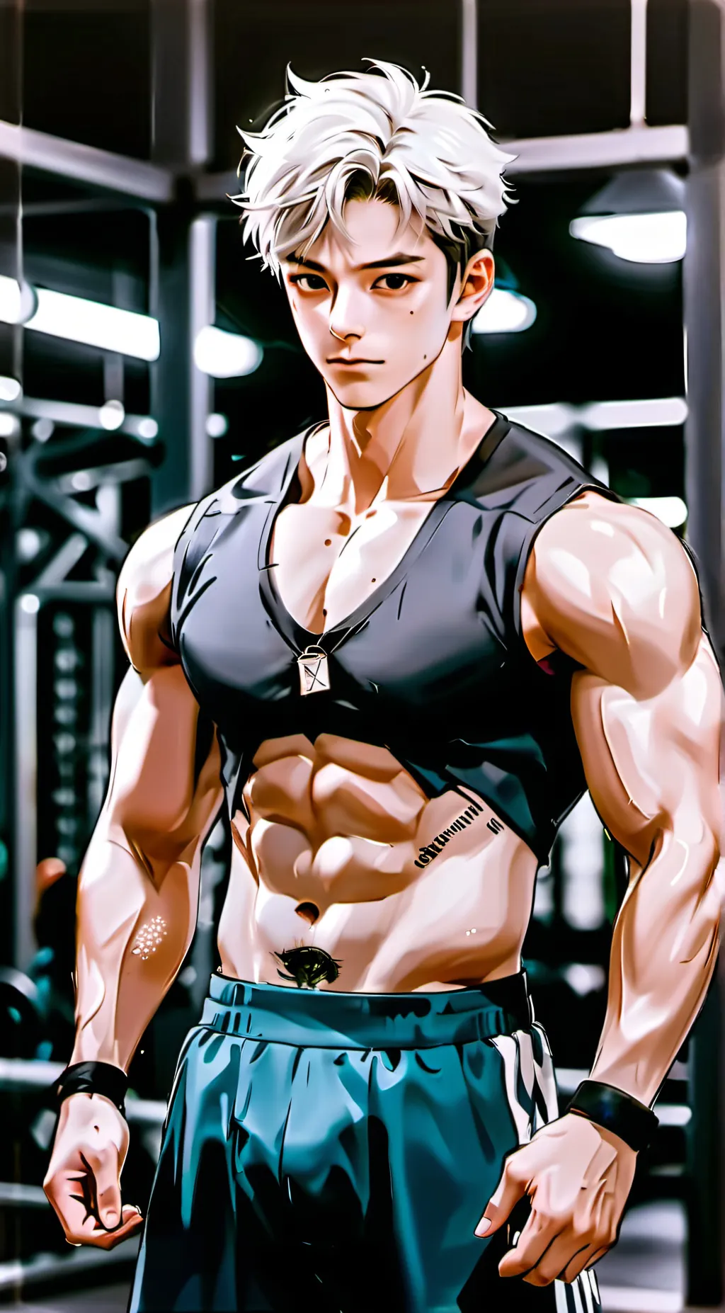 ai character: Ghost background