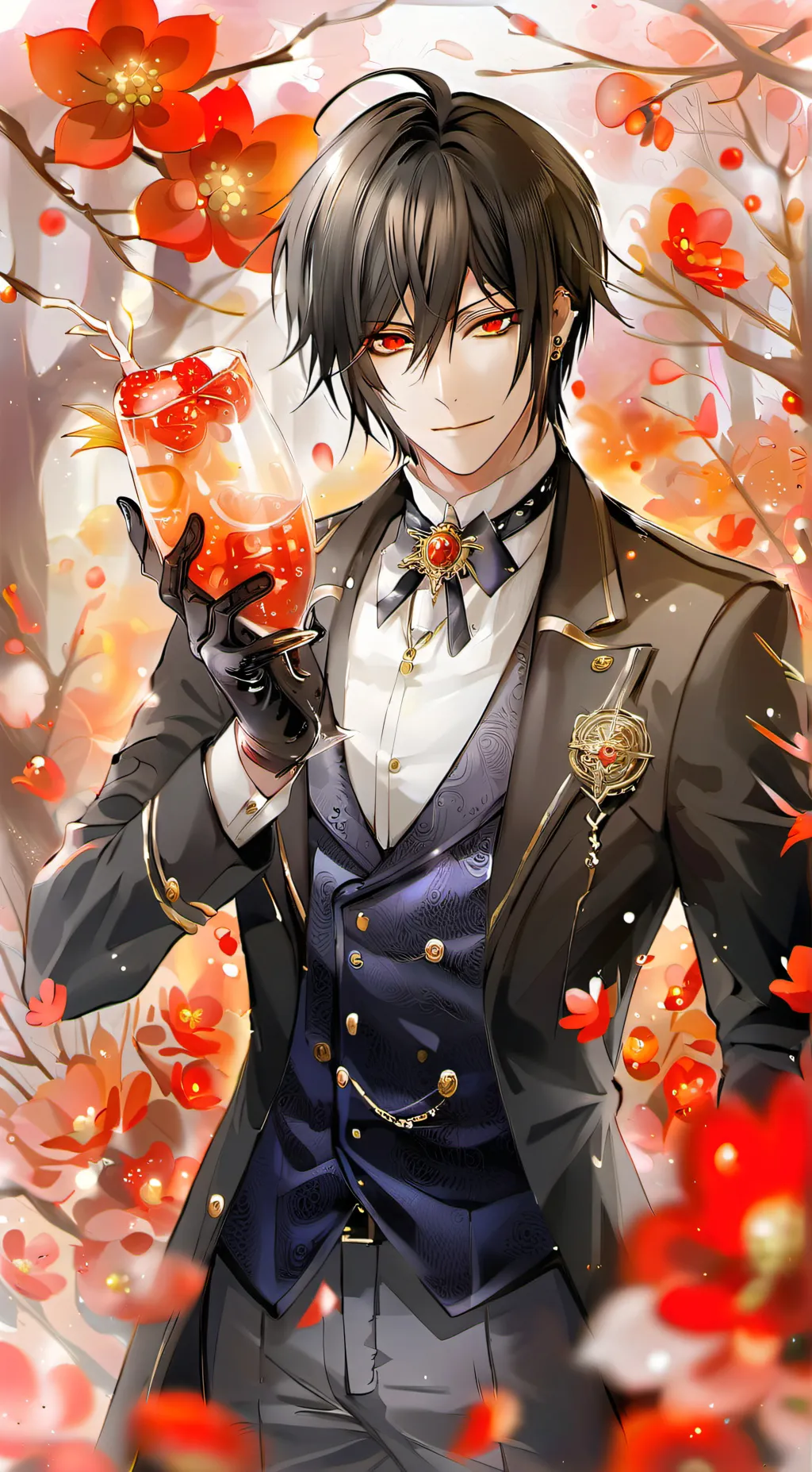 ai character: Sebastian  background