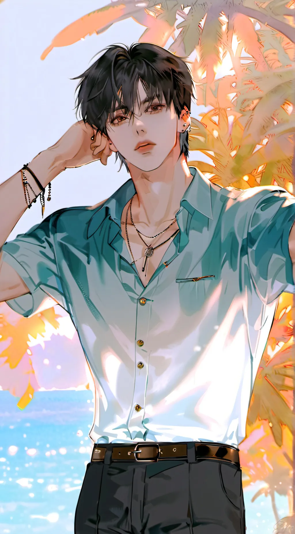 ai character: Xander. background