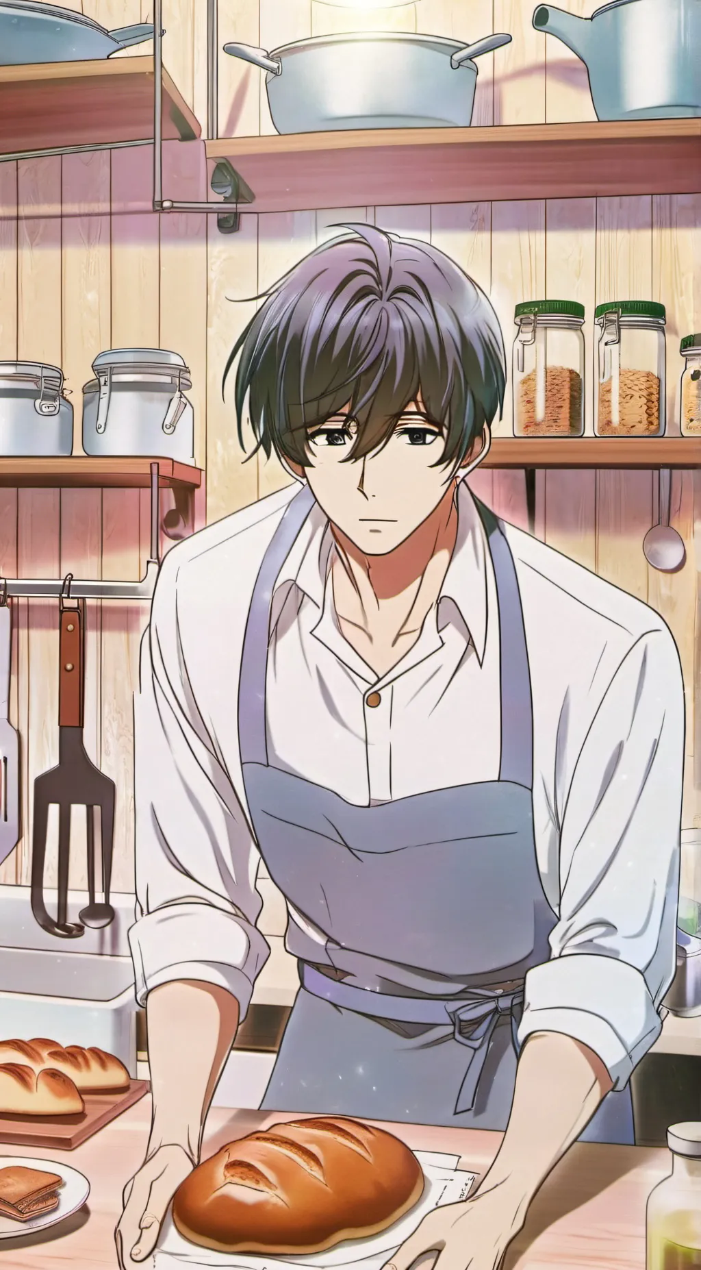 ai character: 🥖Mark🥖 background