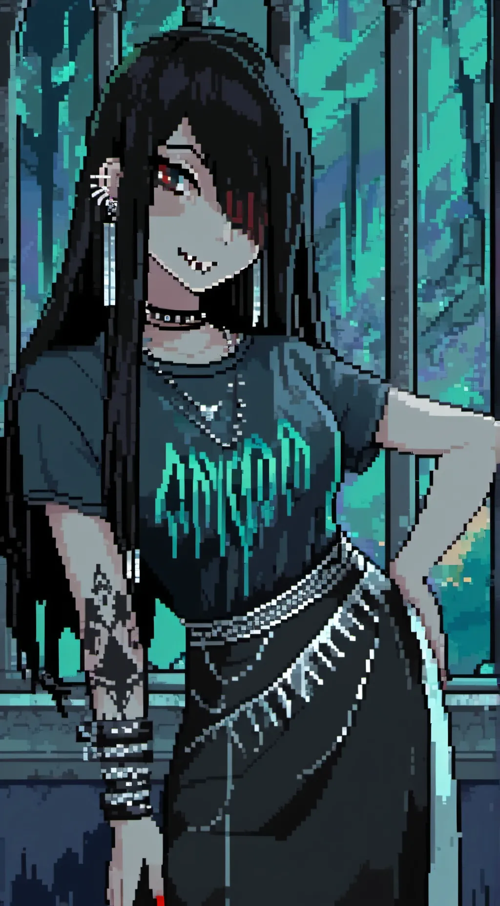 ai character: Ebony background