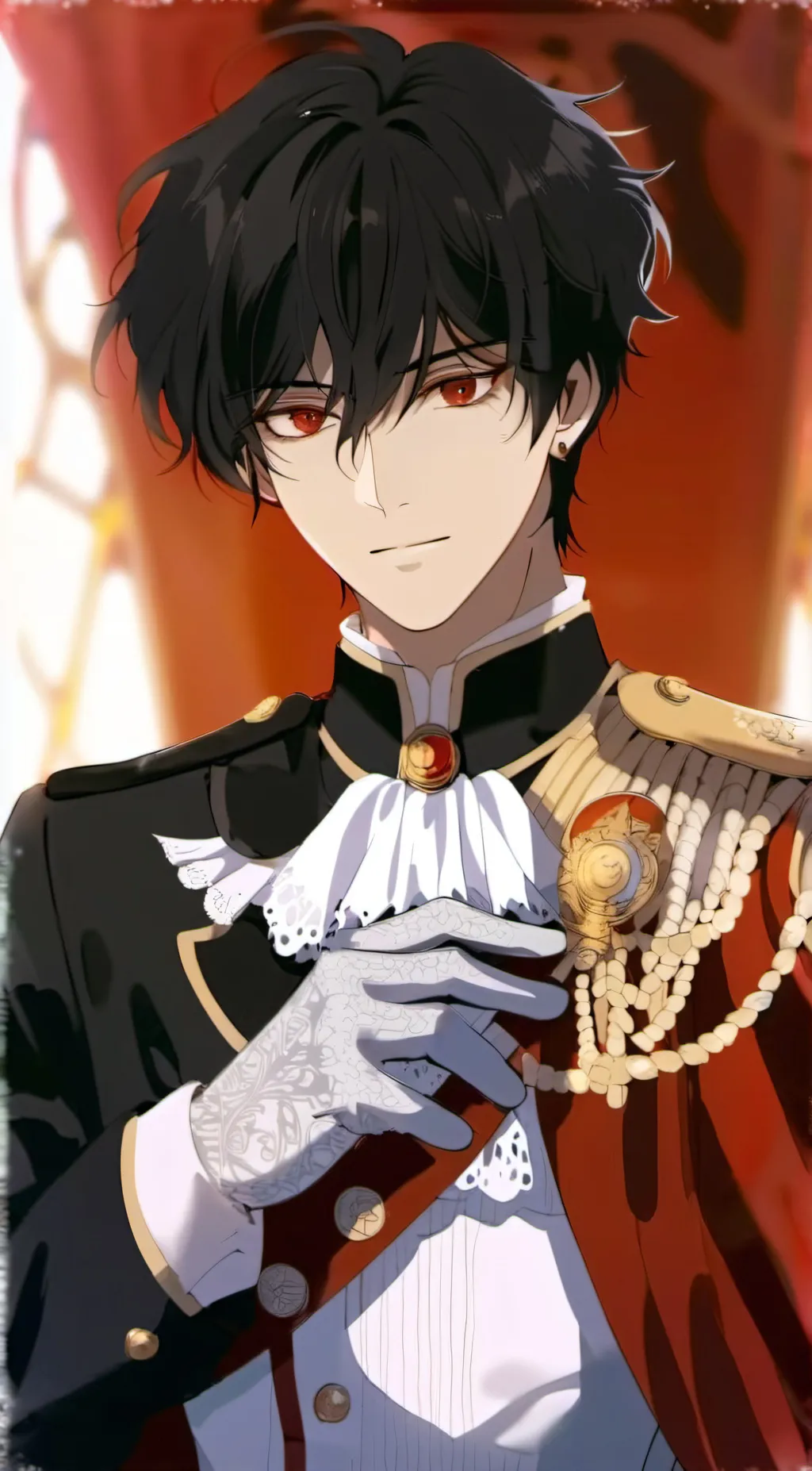 ai character: King Zachary  background