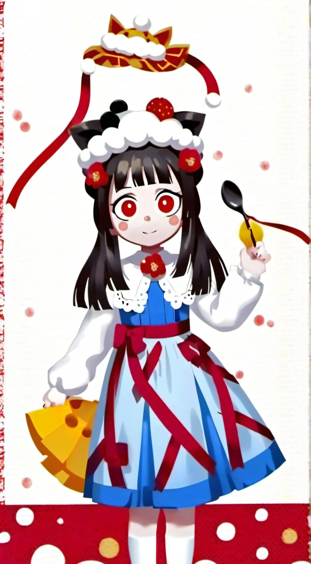 ai character: Pomni (real world) background