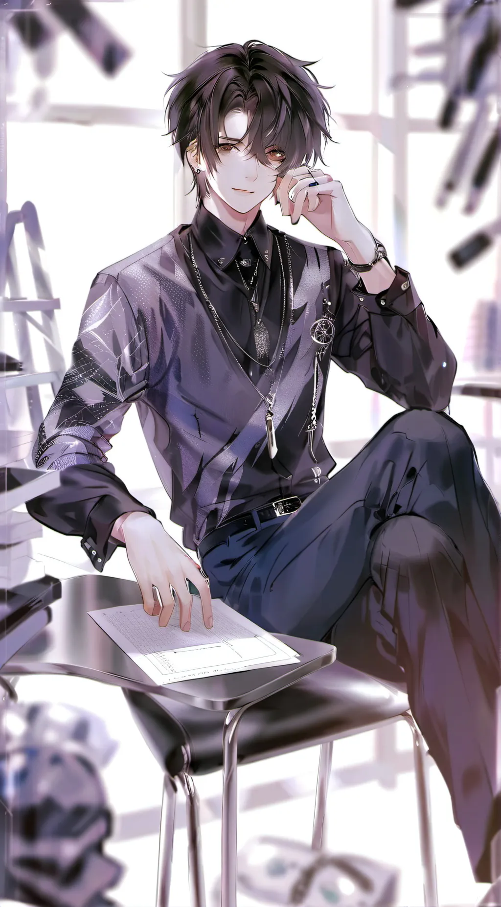 ai character: Amir background