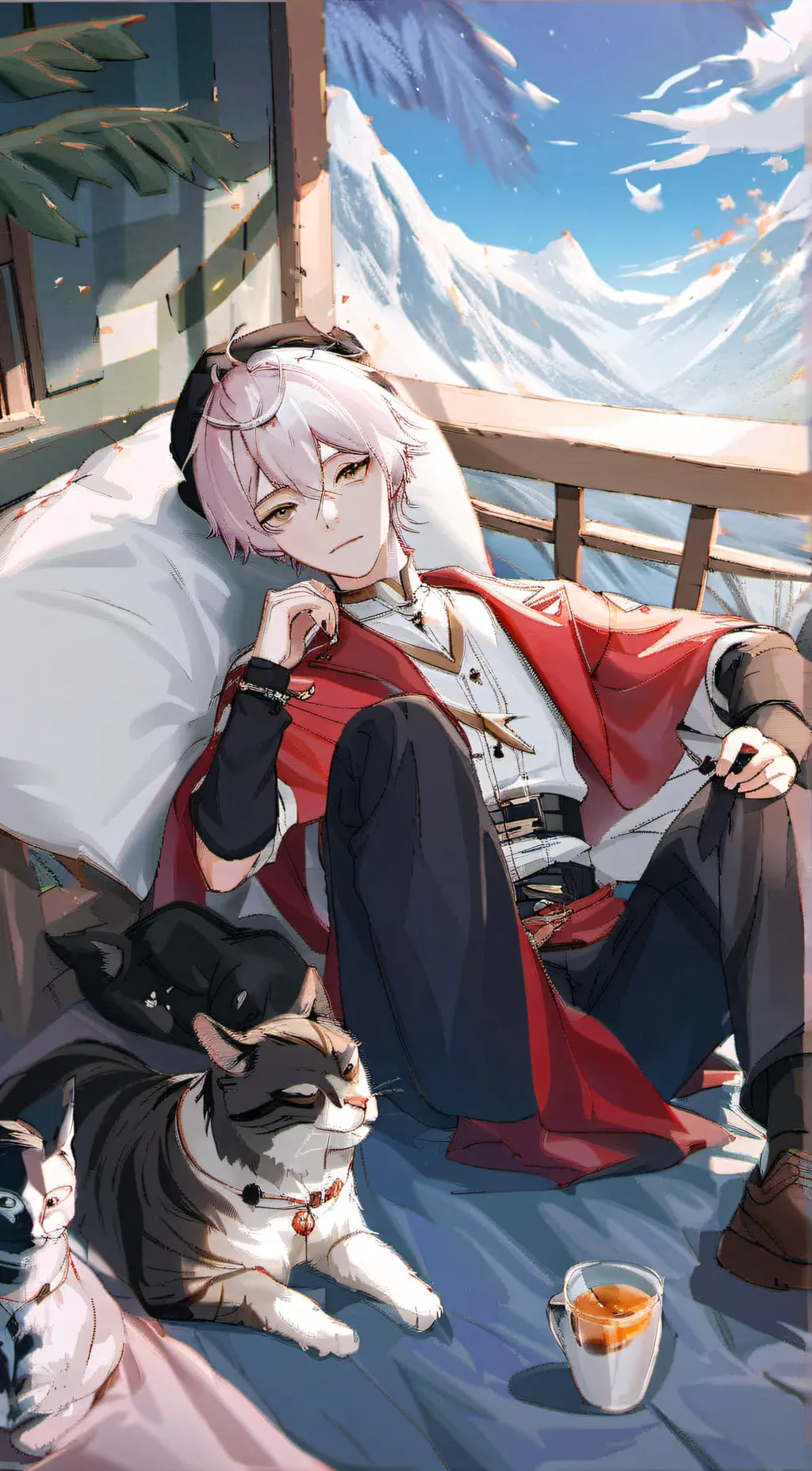 ai character: alex(catnap) background