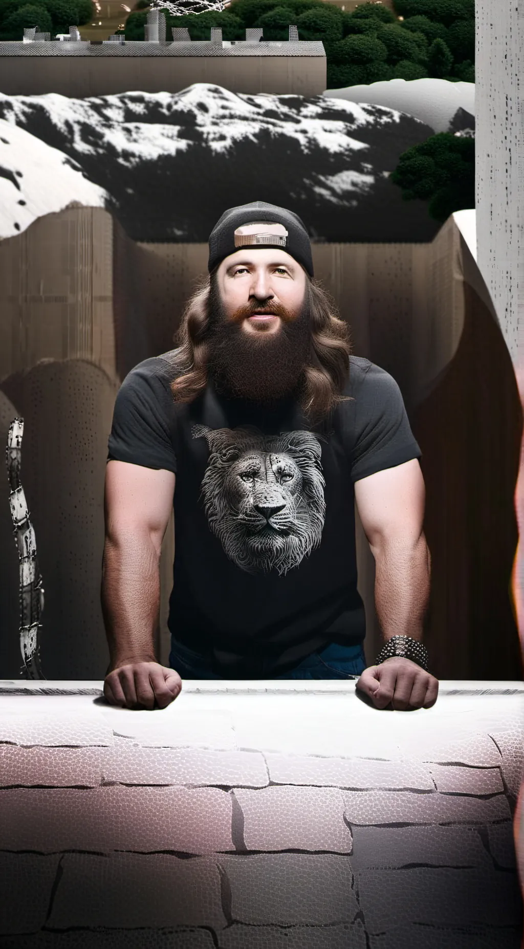 ai character: Duck dynasty  background