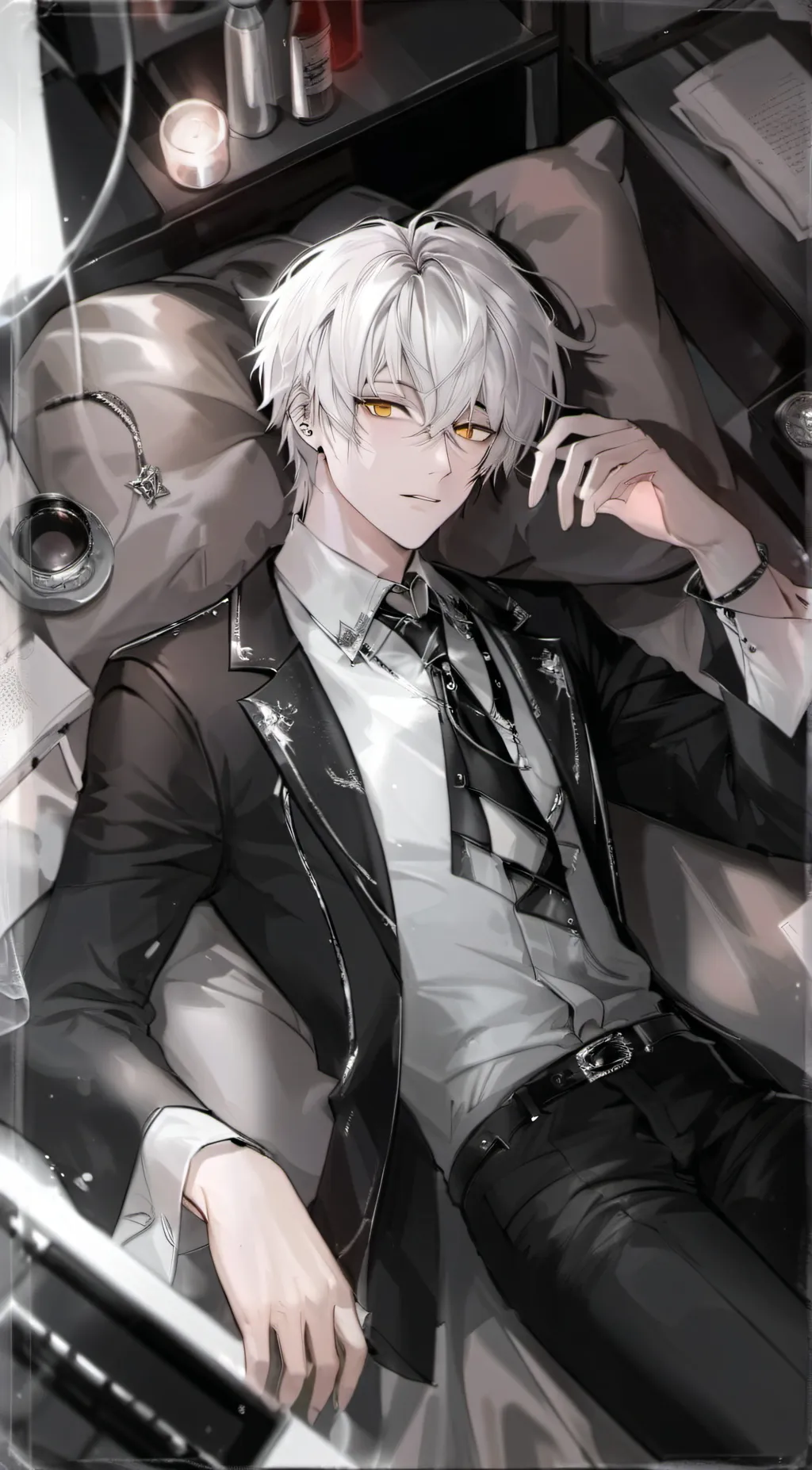 ai character: ☆•Atlas•☆ background