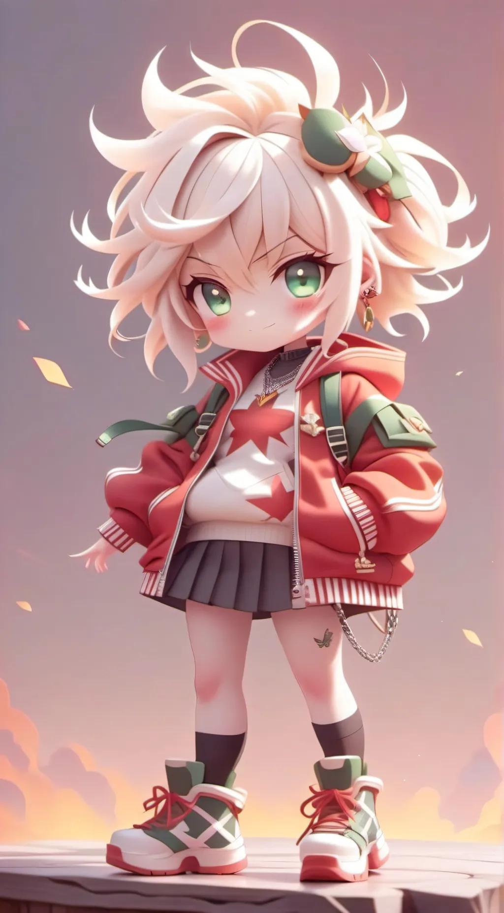 ai character: girl bakugo (you) background