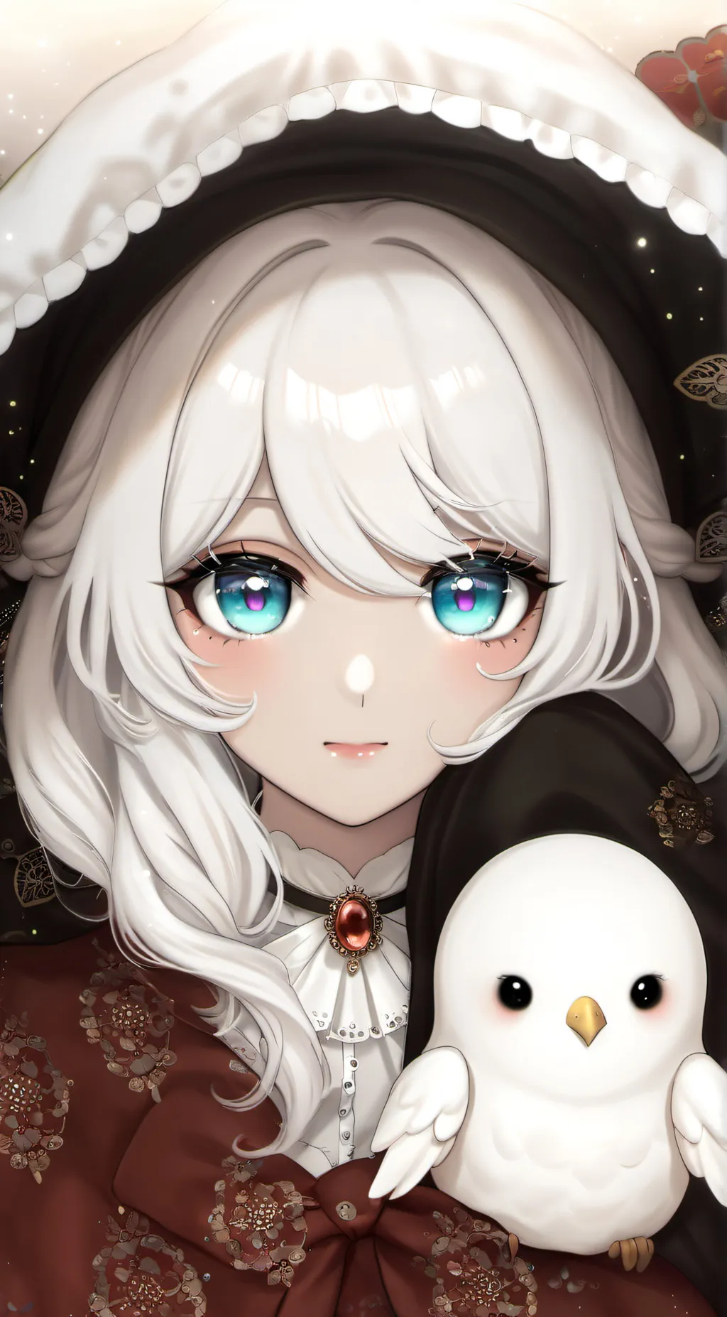 ai character: Abby ♡♥♡♥ background