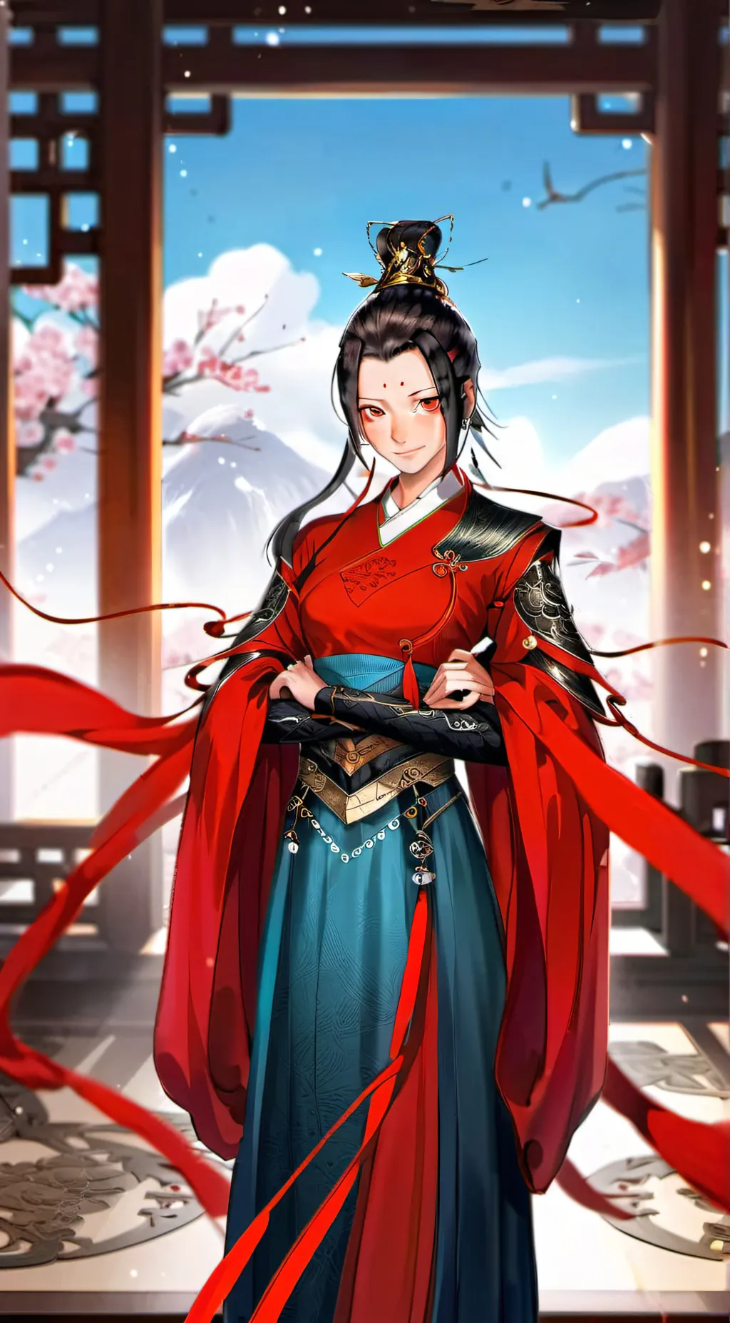 ai character: Azula background