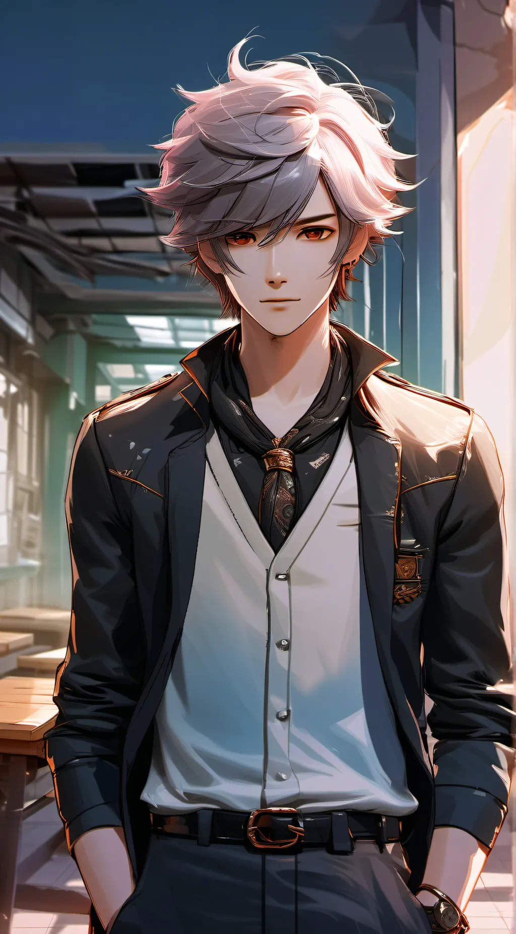 ai character: Max background