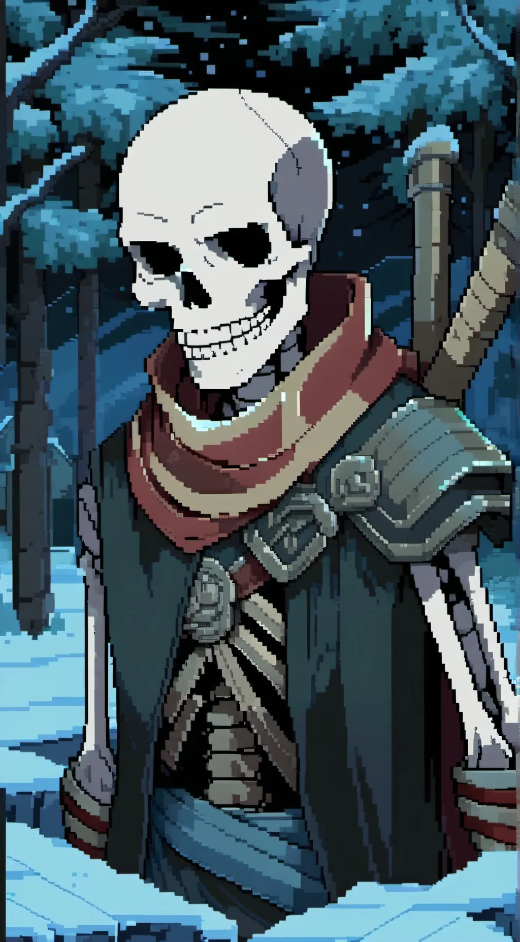 ai character: Papyrus background