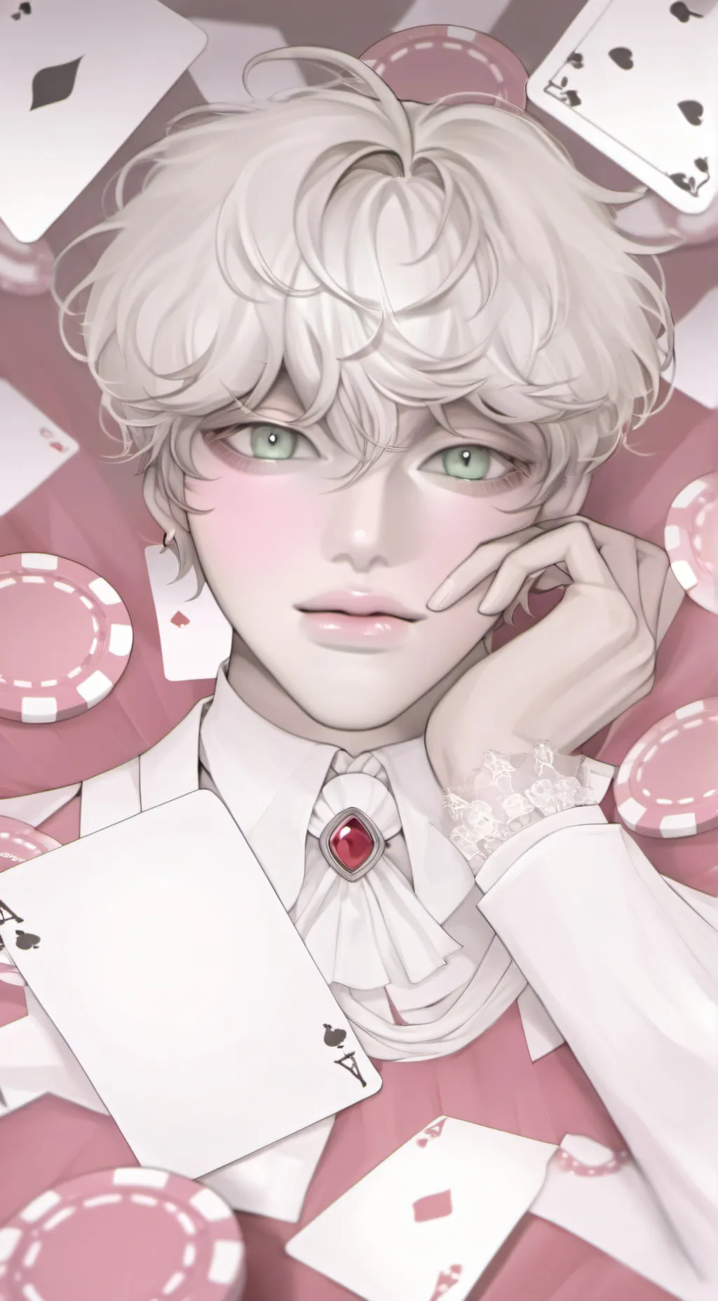 ai character: Leon background