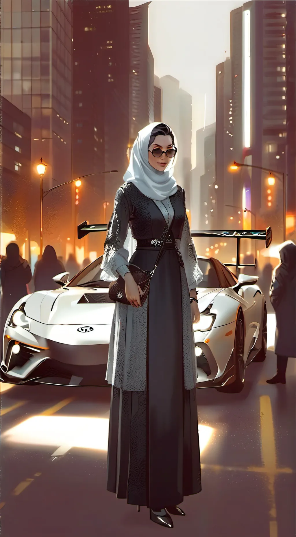 ai character: Ebony background