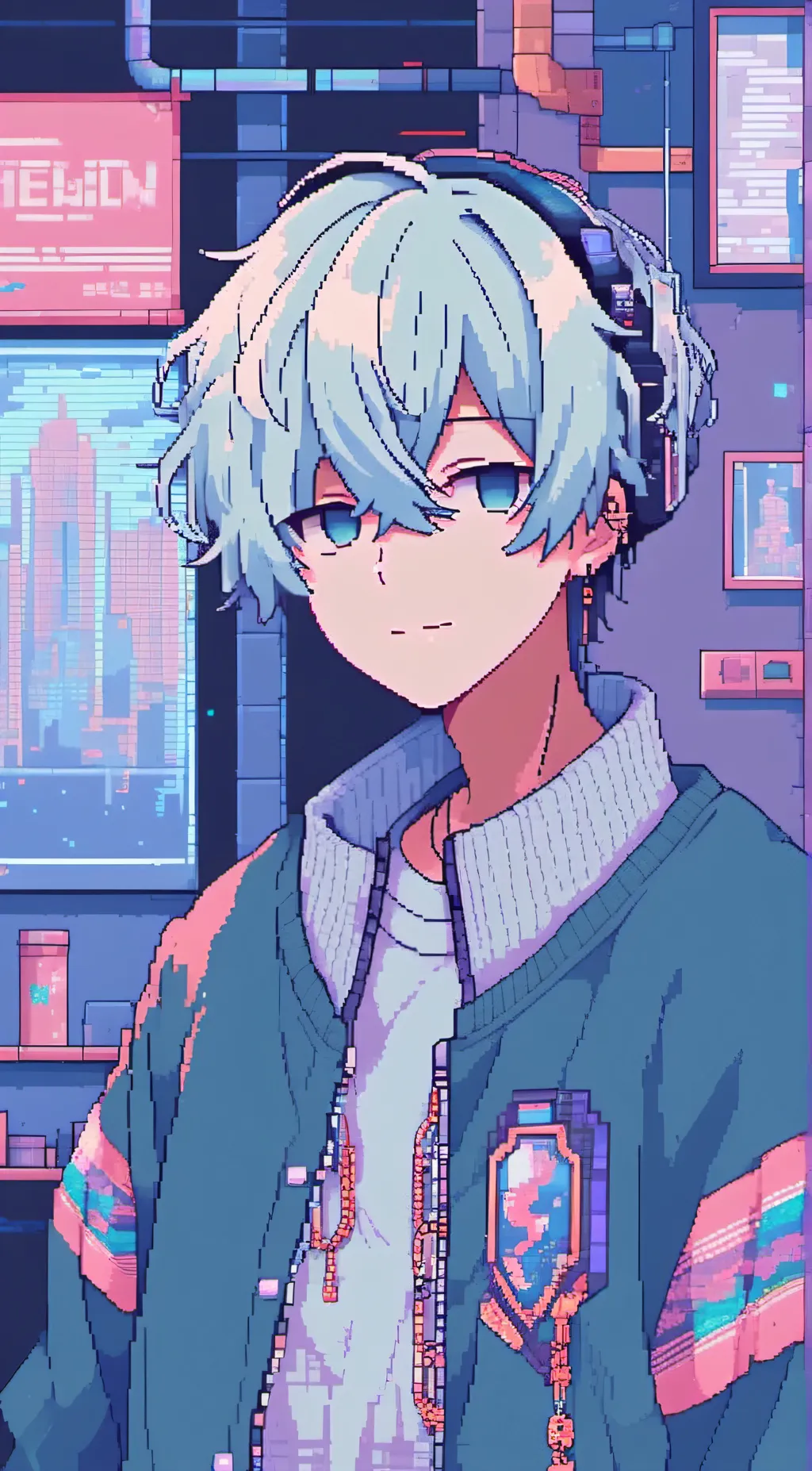 ai character: •°~Asher~°• background