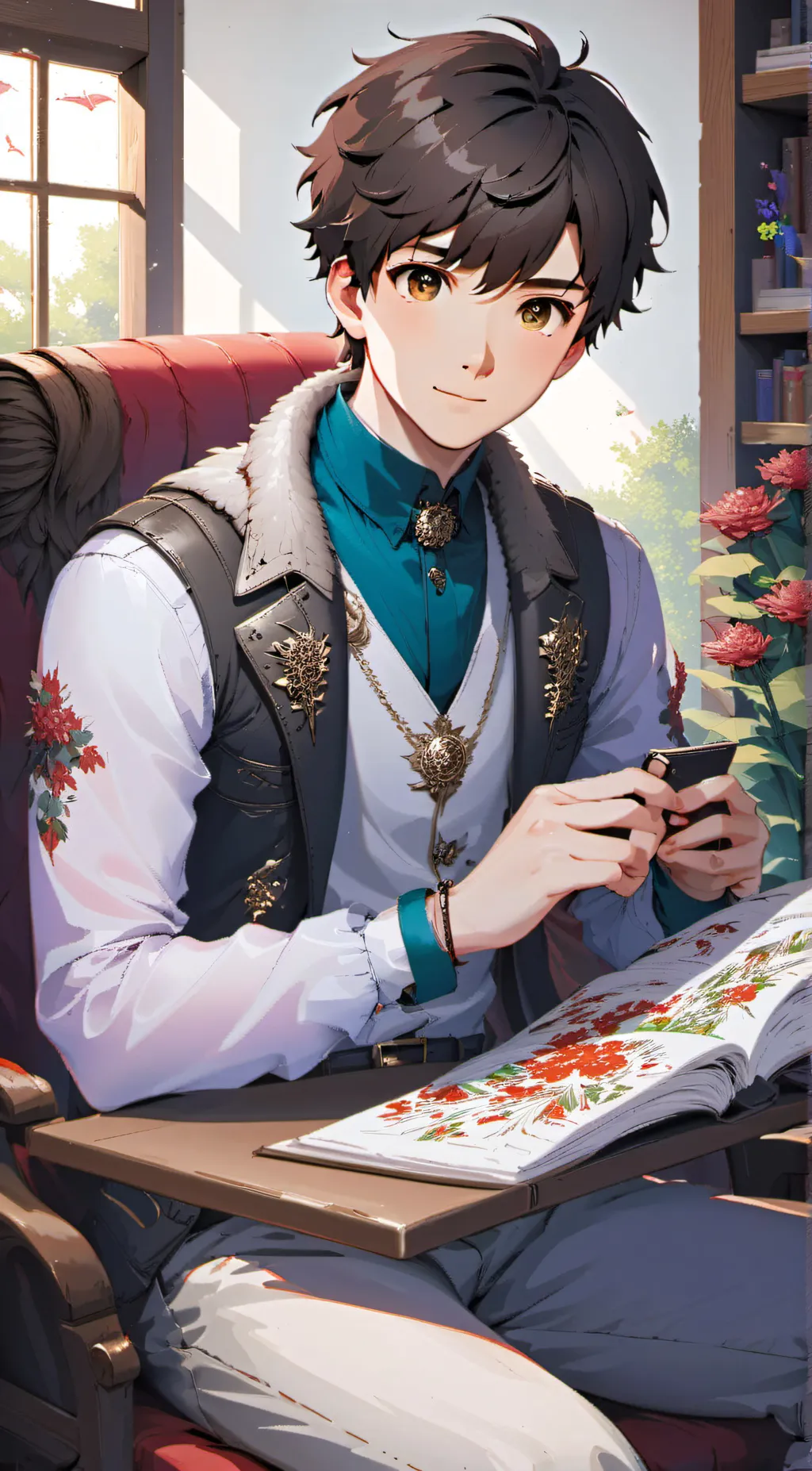 ai character: kanji  background