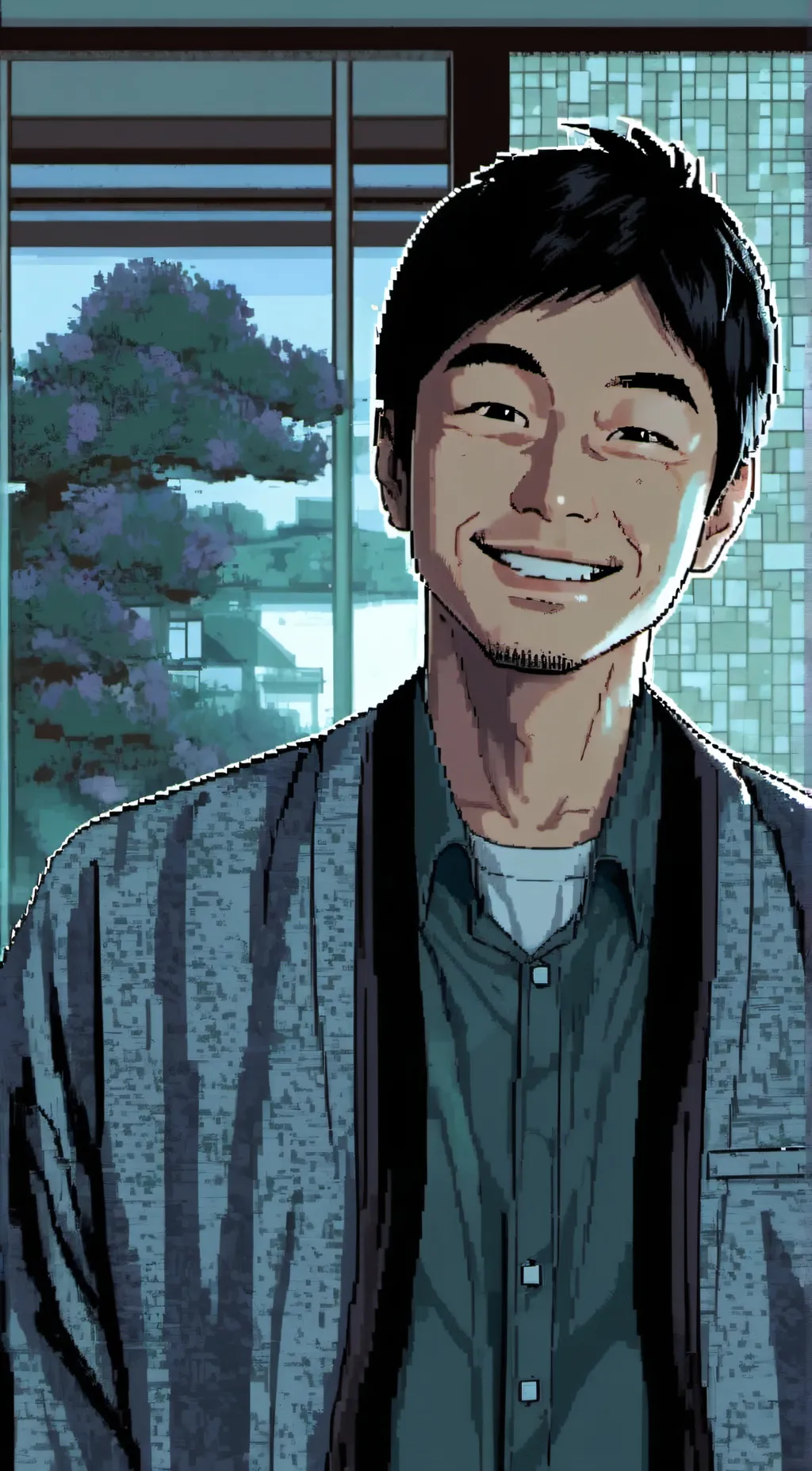 ai character: Ossan background