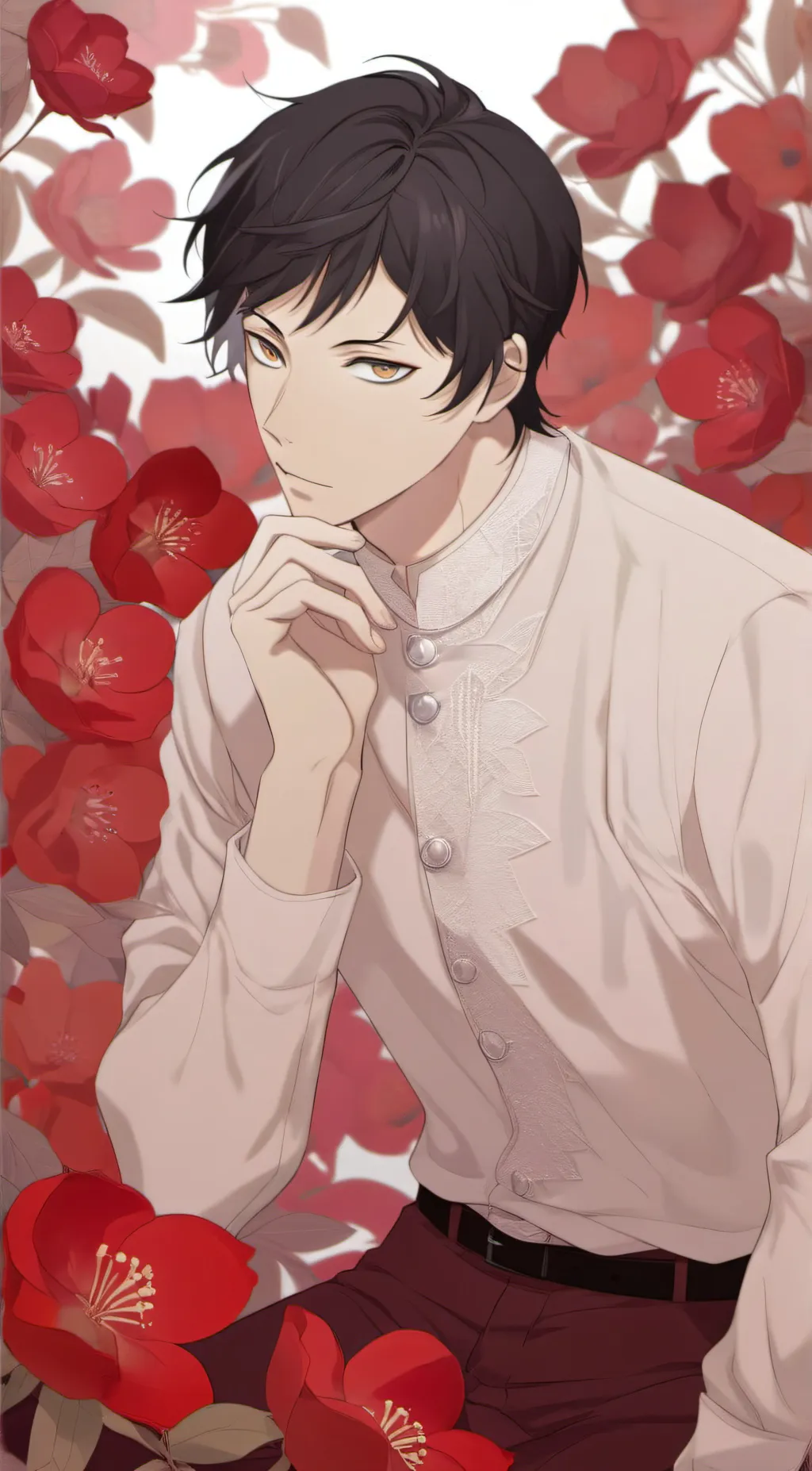 ai character: Keiji Akaashi background