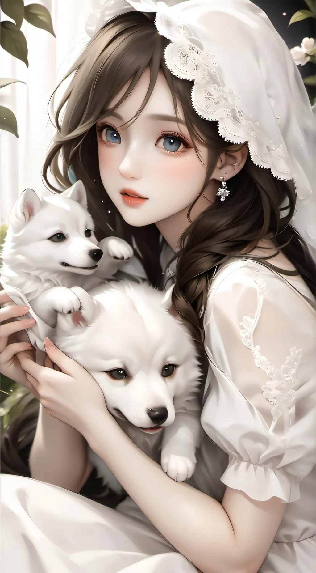 ai character: Rain background