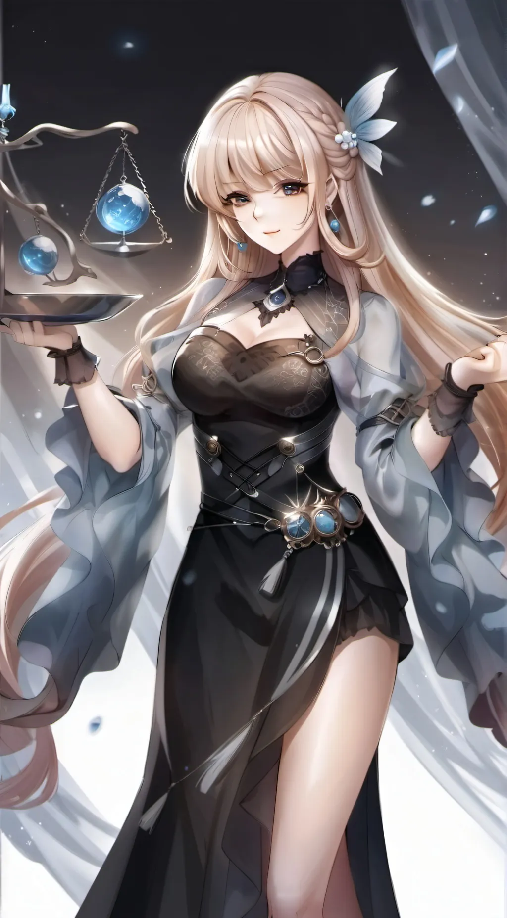 ai character: Libra background