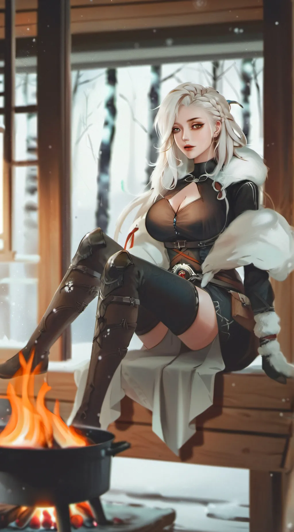 ai character: Ren  background