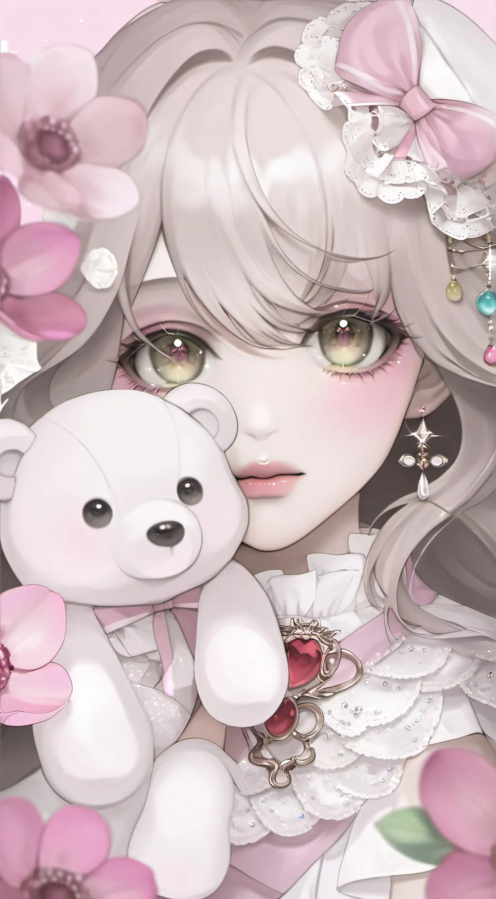 ai character: LIPS👄💄💋 background