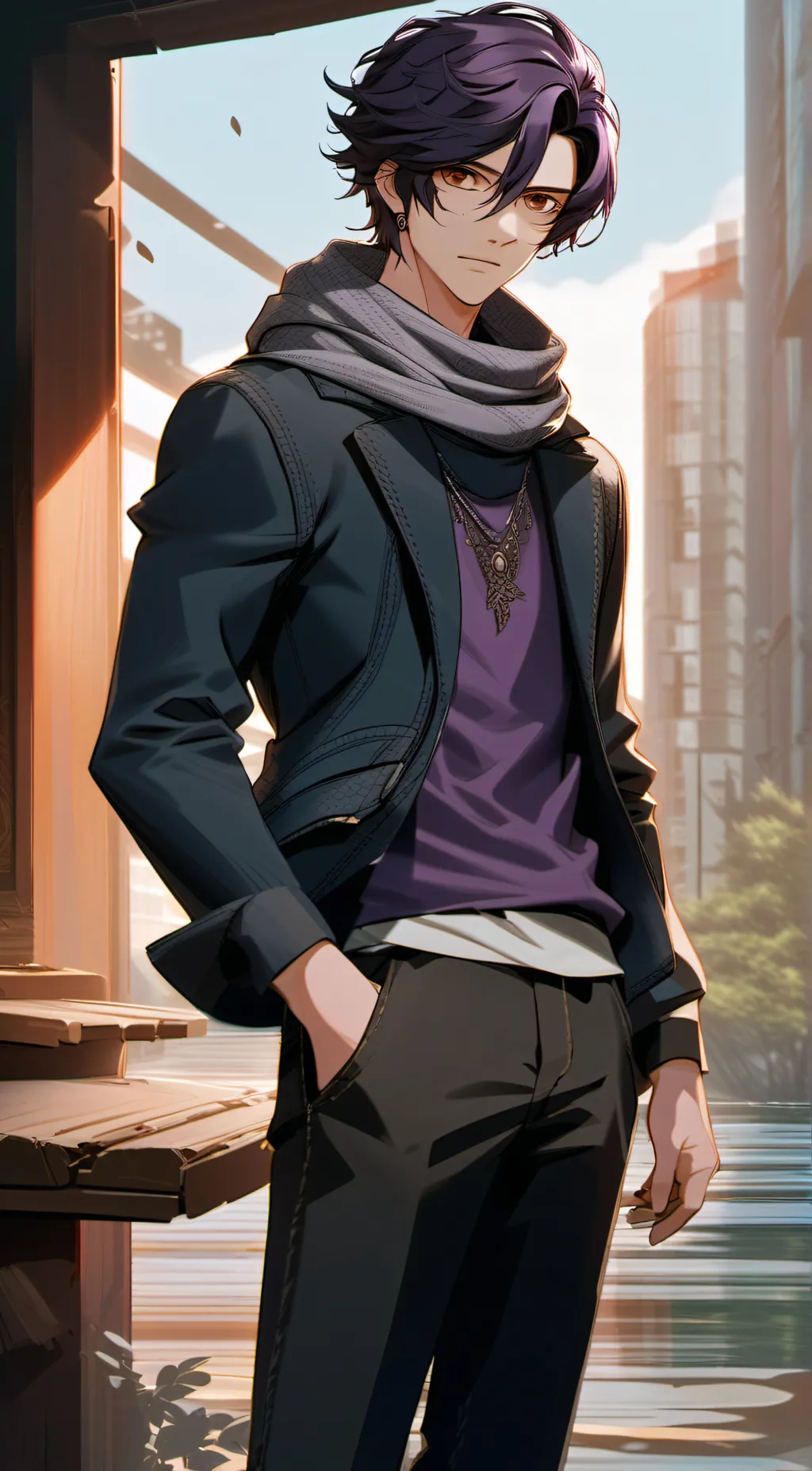 ai character: Hitoshi shinsou background