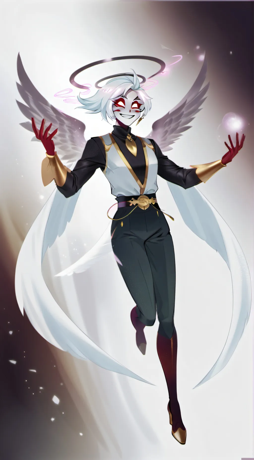 ai character: Angel Dust background