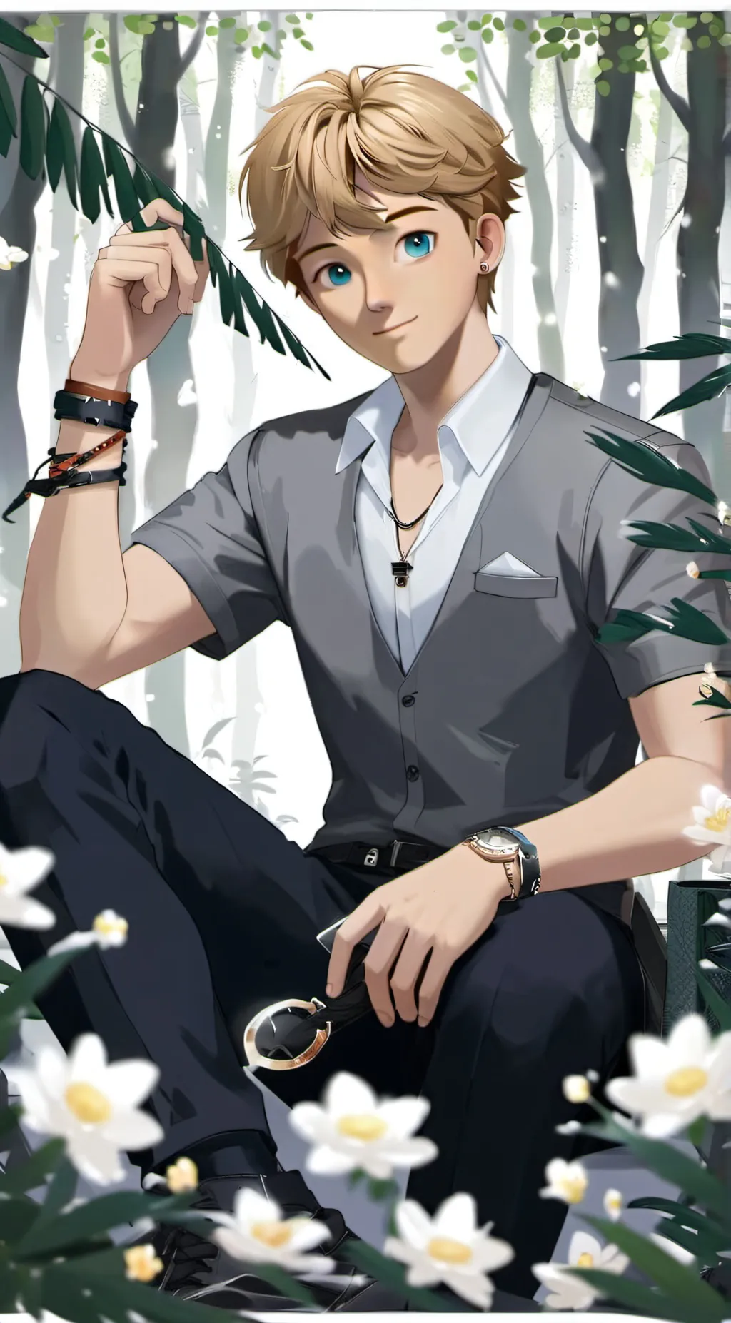 ai character: Max background