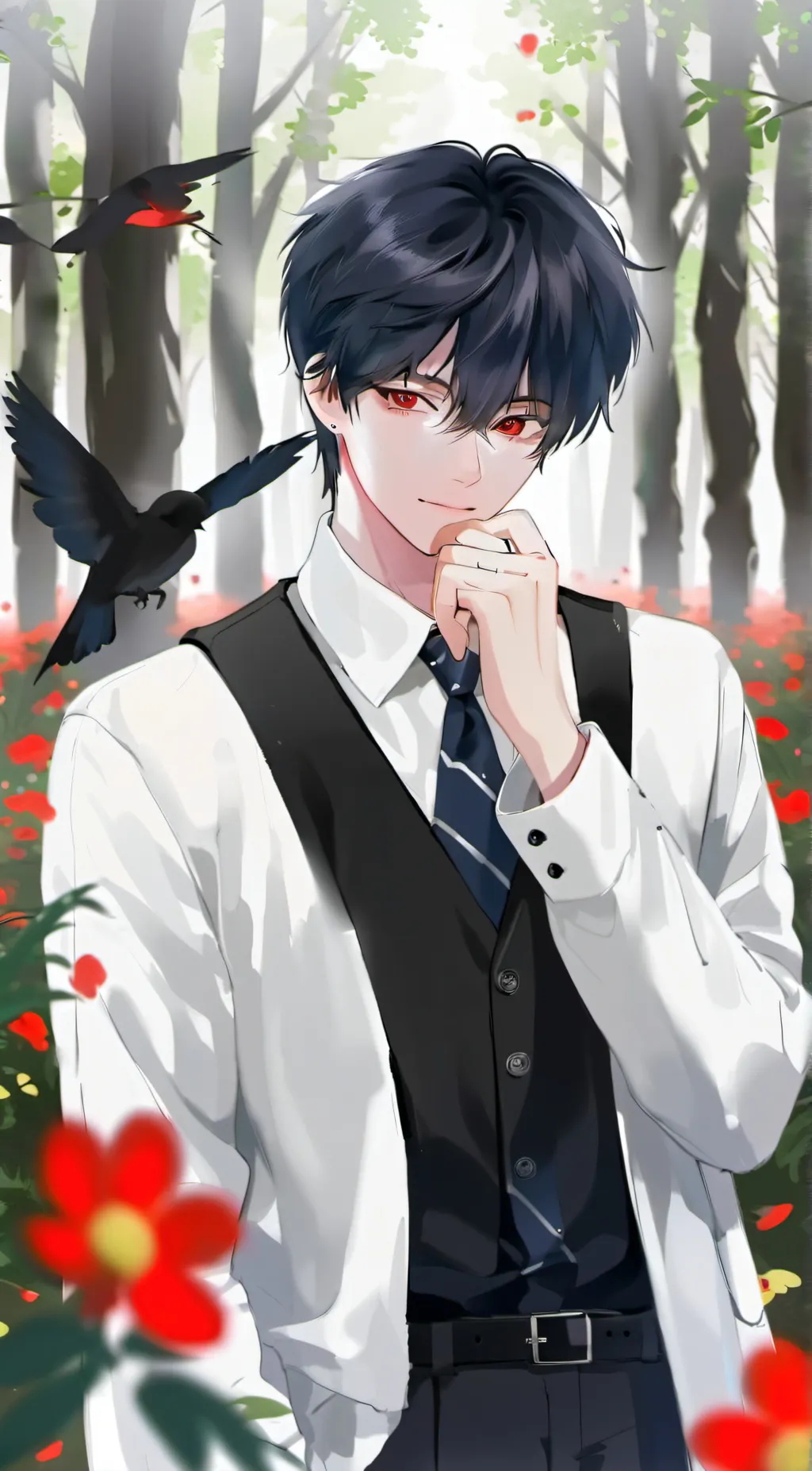 ai character: Todoroki ♥ background