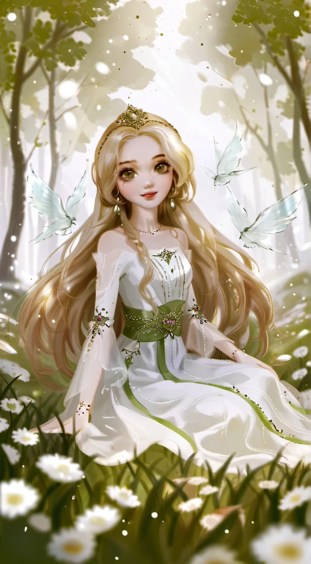 ai character: Lrya Lyrica background