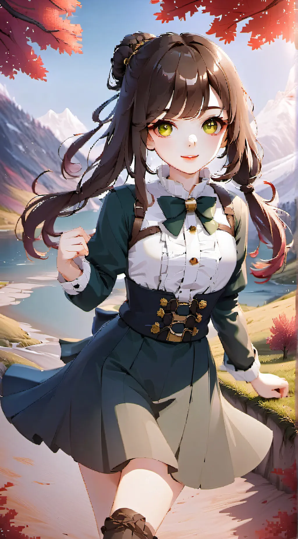 ai character: Maple background