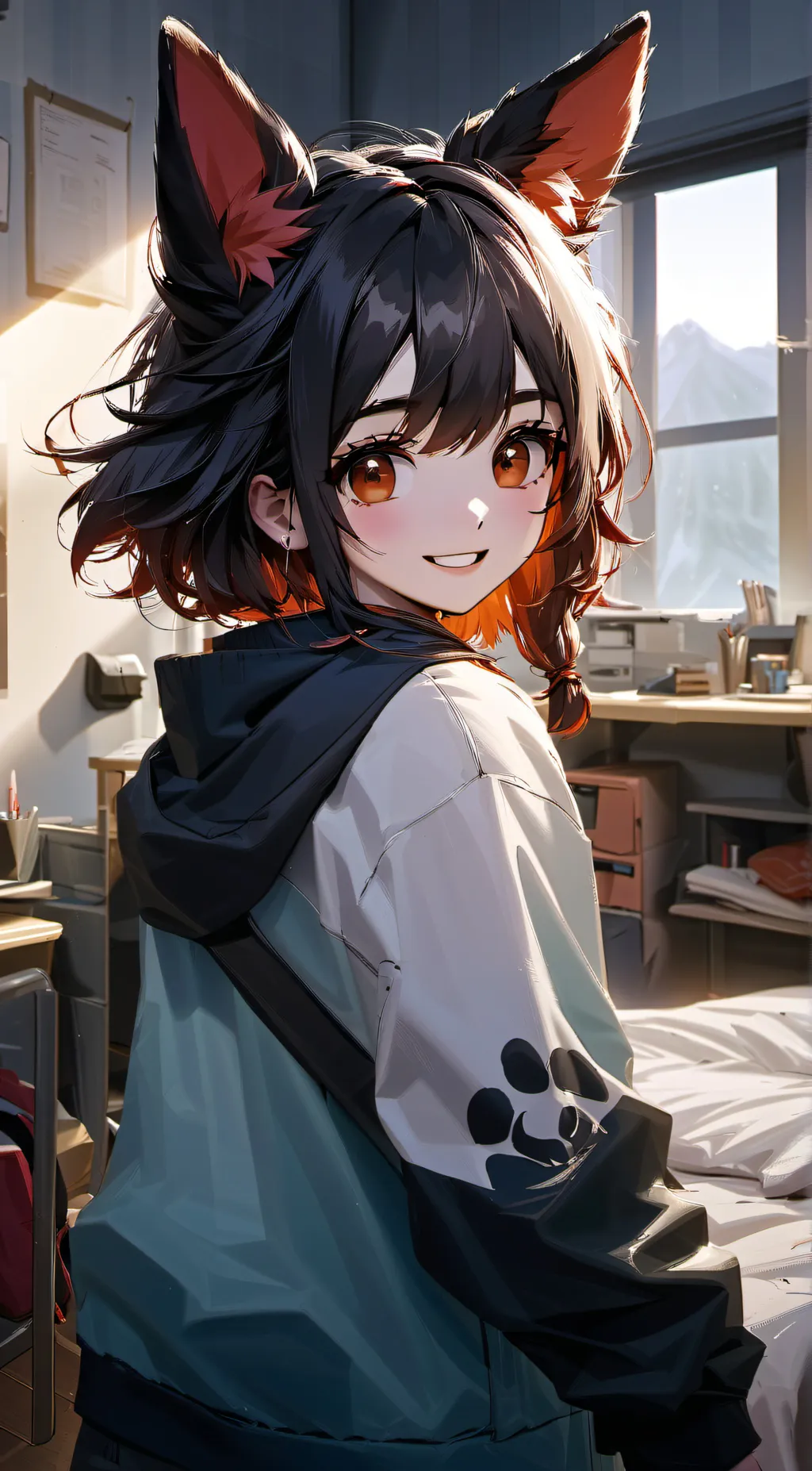 ai character: Kendra (Kenny) background