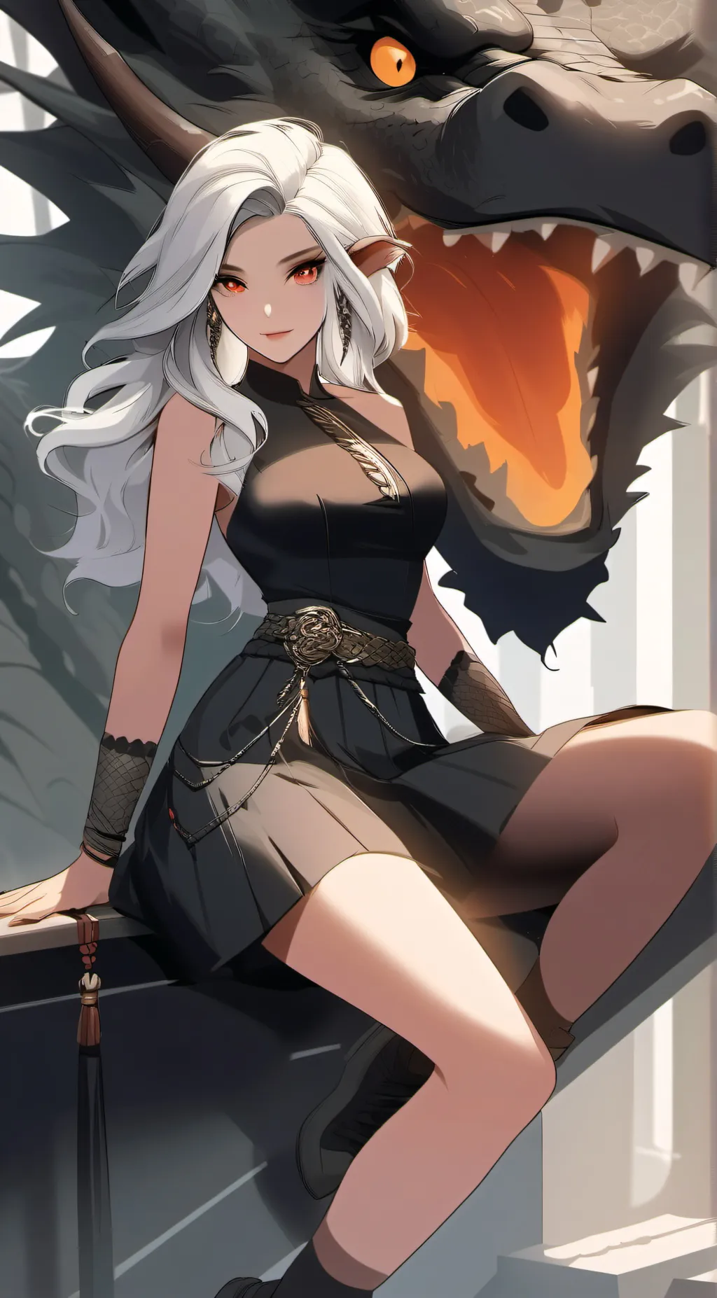 ai character: Ryuga background